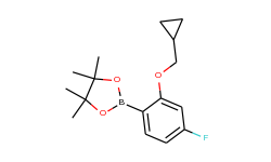2-cyclopropylmethoxy-4-fluorophenylboronic acid pinacol ester