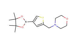 4-[4-(4,4,5,5-Tetramethyl-1,3,2-dioxaborolan-2-yl)thien-2-ylmethyl]morpholine