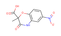 2-methyl-6-nitro-3-oxo-3,4-dihydro-2h-1,4-benzoxazine-2-carboxylic acid
