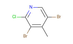 2-chloro-3,5-dibromo-4-methylpyridine