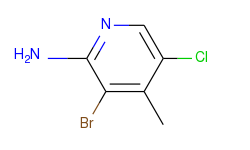 2-amino-3-bromo-5-chloro-4-methylpyridine