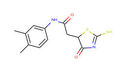 n-(3,4-dimethylphenyl)-2-(2-mercapto-4-oxo-4,5-dihydro-1,3-thiazol-5-yl)acetamide