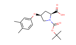 (2s,4s)-1-(tert-butoxycarbonyl)-4-(3,4-dimethyl-phenoxy)-2-pyrrolidinecarboxylic acid