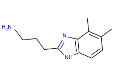 3-(4,5-dimethyl-1h-benzimidazol-2-yl)-propan-1-amine