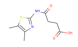 n-(4,5-dimethylthiazol-2-yl)succinamic acid