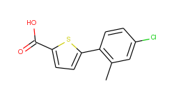 5-(4-chloro-2-methylphenyl)thiophene-2-carboxylic acid