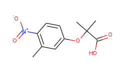 2-methyl-2-(3-methyl-4-nitrophenoxy)propanoic acid