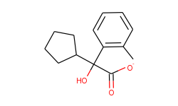 methyl-2-cyclopentyl-2-hydroxy-2-phenylacetate