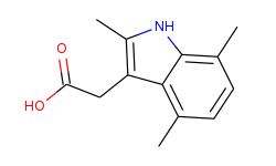 (2,4,7-trimethyl-1h-indol-3-yl)acetic acid