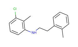 3-chloro-2-methyl-n-(2-methylphenethyl)aniline