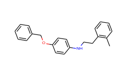 4-(benzyloxy)-n-(2-methylphenethyl)aniline