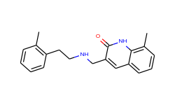 8-methyl-3-[(2-o-tolyl-ethylamino)-methyl]-1h-quinolin-2-one