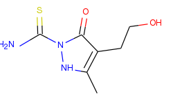 4-(2-hydroxyethyl)-3-methyl-5-oxo-2,5-dihydro-1h-pyrazole-1-carbothioamide