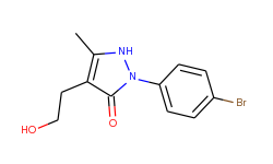 2-(4-bromophenyl)-4-(2-hydroxyethyl)-5-methyl-1,2-dihydro-3h-pyrazol-3-one