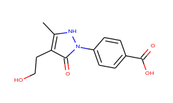4-[4-(2-hydroxyethyl)-3-methyl-5-oxo-2,5-dihydro-1h-pyrazol-1-yl]benzenecarboxylic acid