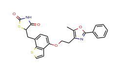 5-((4-(2-(5-methyl-2-phenyloxazol-4-yl)ethoxy)benzo[b]thiophen-7-yl)methyl)thiazolidine-2,4-dione