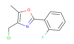 4-(chloromethyl)-2-(2-fluorophenyl)-5-methyloxazole