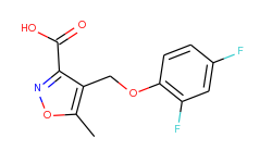 4-[(2,4-difluorophenoxy)methyl]-5-methylisoxazole-3-carboxylic acid