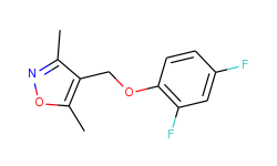 4-[(2,4-difluorophenoxy)methyl]-3,5-dimethylisoxazole