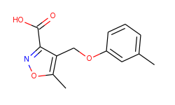 5-methyl-4-[(3-methylphenoxy)methyl]isoxazole-3-carboxylic acid