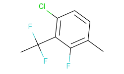 1-chloro-2-(1,1-difluoroethyl)-3-fluoro-4-methylbenzene