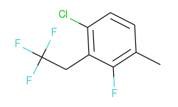 1-chloro-3-fluoro-4-methyl-2-(2,2,2-trifluoroethyl)benzene