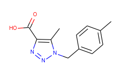 5-methyl-1-(4-methylbenzyl)-1h-1,2,3-triazole-4-carboxylic acid