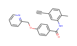 n-(5-ethynyl-2-methylphenyl)-4-(pyridin-2-ylmethoxy)benzamide