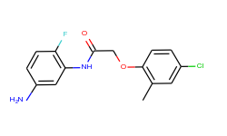 n-(5-amino-2-fluorophenyl)-2-(4-chloro-2-methylphenoxy)acetamide