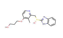 1-propanol, 3-[[2-[(1h-benzimidazol-2-ylsulfinyl)methyl]-3-methyl-4-pyridinyl]oxy]-