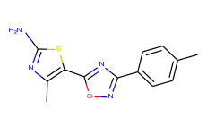4-methyl-5-[3-(4-methylphenyl)-1,2,4-oxadiazol-5-yl]-1,3-thiazol-2-amine