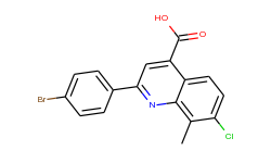 2-(4-bromophenyl)-7-chloro-8-methylquinoline-4-carboxylic acid