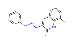 3-(benzylamino-methyl)-8-methyl-1h-quinolin-2-one