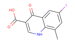 6-iodo-8-methyl-4-oxo-1,4-dihydro-3-quinolinecarboxylic acid