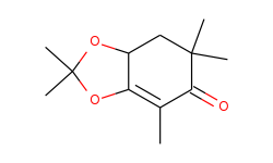 1,3-benzodioxol-5(6h)-one,7,7a-dihydro-2,2,4,6,6-pentamethyl-