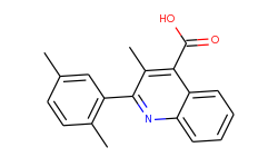2-(2,5-dimethylphenyl)-3-methylquinoline-4-carboxylic acid