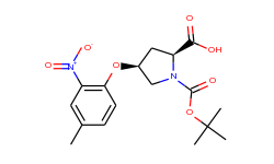 (2s,4s)-1-(tert-butoxycarbonyl)-4-(4-methyl-2-nitrophenoxy)-2-pyrrolidinecarboxylic acid