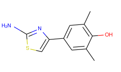 4-(2-amino-1,3-thiazol-4-yl)-2,6-dimethylbenzenol