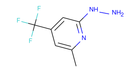 6-methyl-4-(trifluoromethyl)pyrid-2-yl hydrazine
