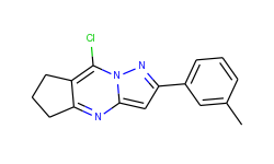8-chloro-2-m-tolyl-6,7-dihydro-5h-cyclopenta[d]-pyrazolo[1,5-a]pyrimidine
