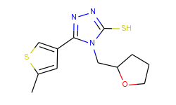 5-(5-methylthien-3-yl)-4-(tetrahydrofuran-2-ylmethyl)-4h-1,2,4-triazole-3-thiol