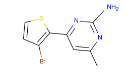 4-(3-bromo-2-thienyl)-6-methyl-2-pyrimidinamine