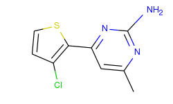 4-(3-chloro-2-thienyl)-6-methyl-2-pyrimidinamine