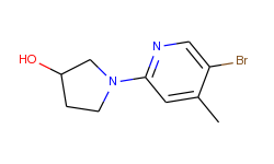 1-(5-bromo-4-methyl-2-pyridinyl)-3-pyrrolidinol