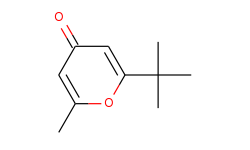 4h-pyran-4-one,2-(1,1-dimethylethyl)-6-methyl-