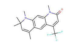 1,6,8,8,9-Pentamethyl-4-trifluoromethyl-8,9-dihydro-1H-pyrido[3,2-g]quinolin-2-one