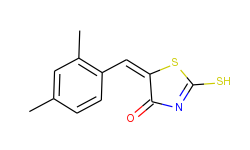 (5e)-5-(2,4-dimethylbenzylidene)-2-mercapto-1,3-thiazol-4(5h)-one