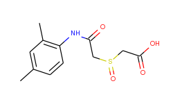 [(2,4-dimethyl-phenylcarbamoyl)-methanesulfinyl]-acetic acid