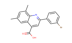 2-(3-bromophenyl)-6,8-dimethylquinoline-4-carboxylic acid