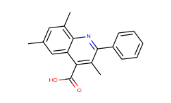 3,6,8-trimethyl-2-phenylquinoline-4-carboxylic acid